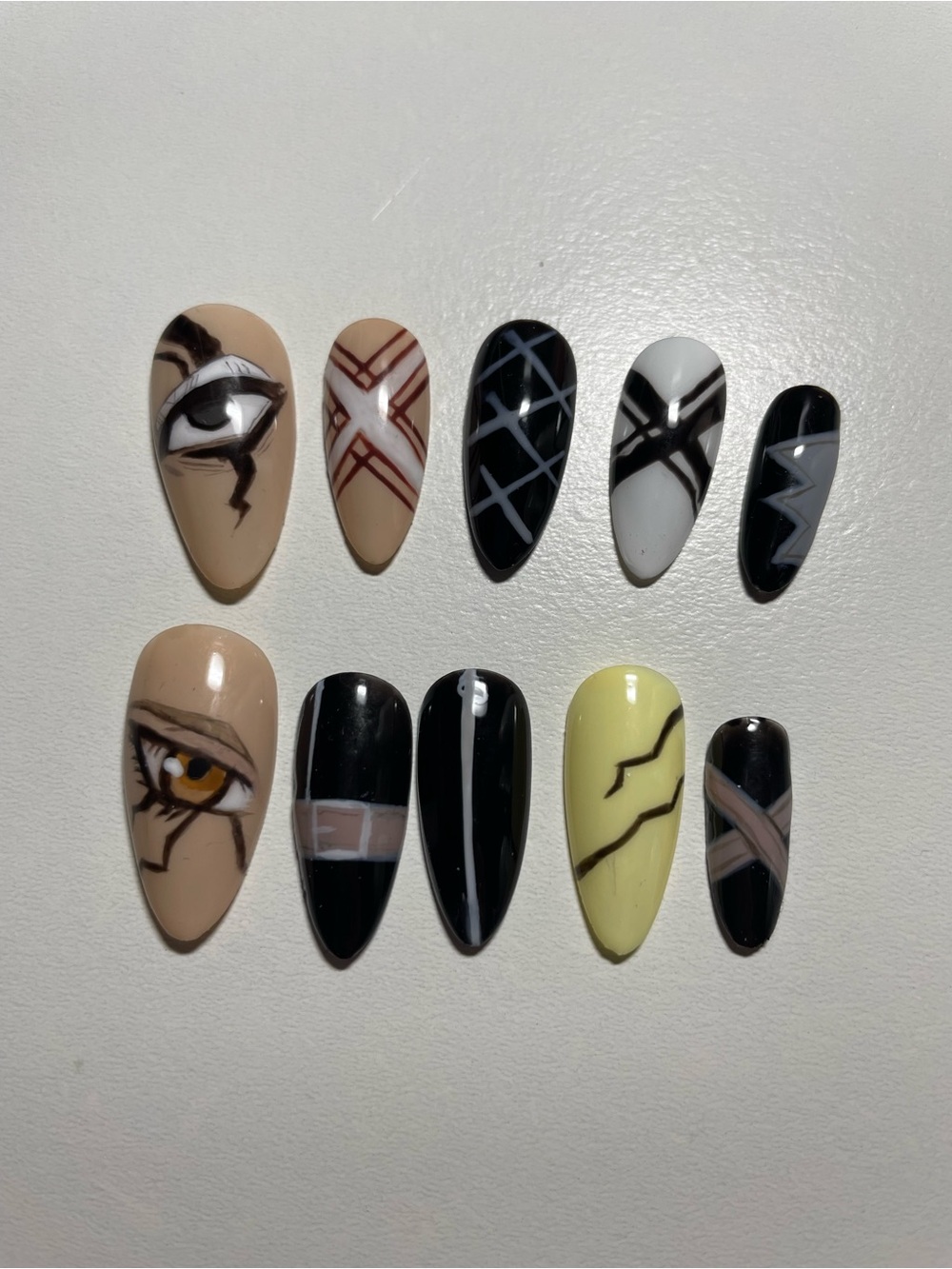 Anime custom nails dr stone